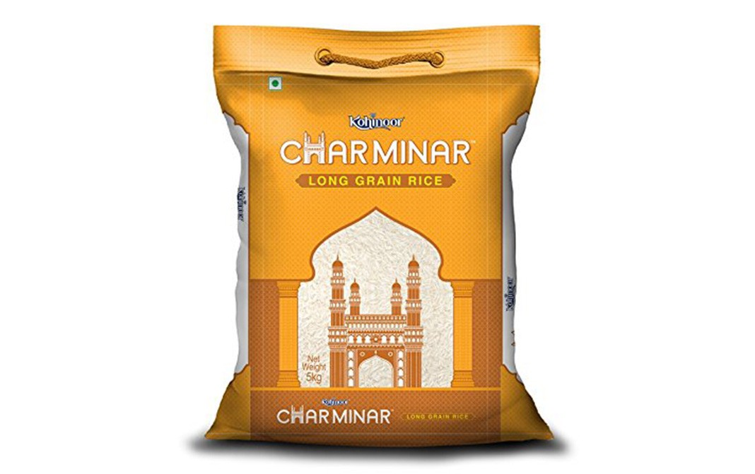Kohinoor Char Minar Long Grain Rice   Pack  5 kilogram